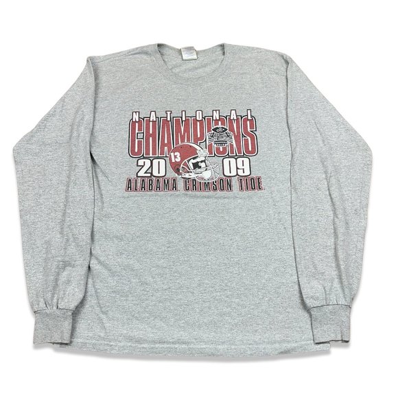 (M) Vintage 09' University of Alabama Football National Champions Long Sleeve - Picture 1 of 4